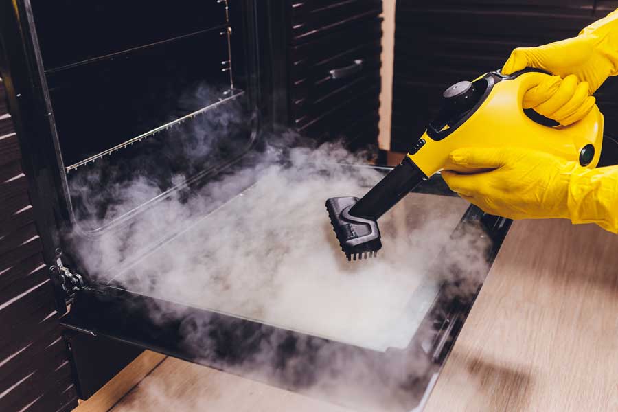 Steam Cleaning Customer's Oven, pt 1 - Before Steam Cleaning 